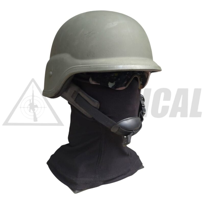 Imitación Casco Balístico de Utilería Modelo PASGT Acabado Verde Oliva - Imagen 6