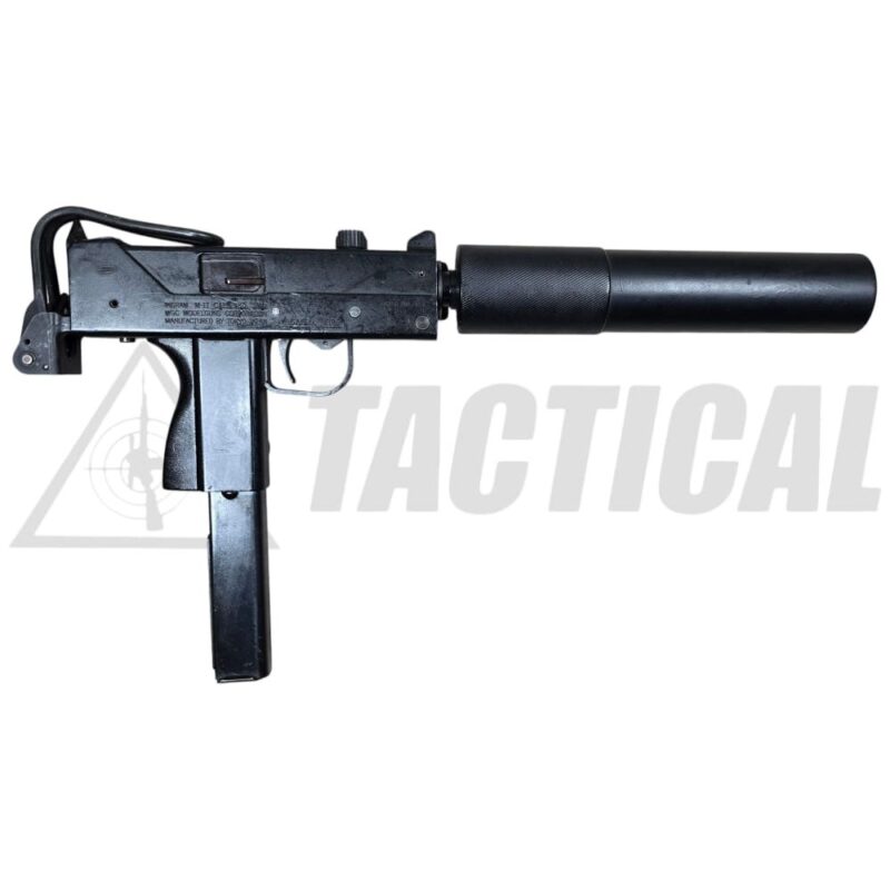 Imitación Inerte Semi Funcional Subfusil/Subametralladora Mini Ingram MAC-10 Acabado negro - Imagen 3